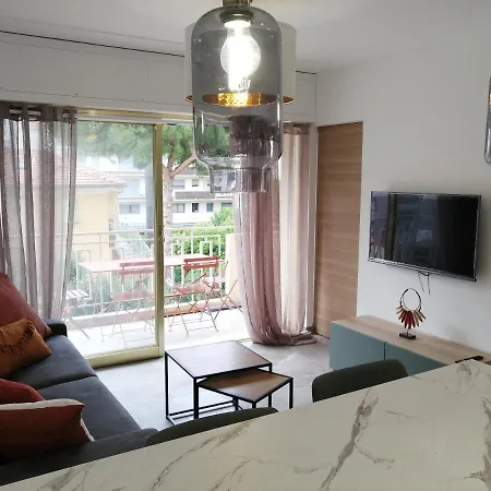 Daire Salsa Luxe Terrasse Et Parking Plages A 100m Of Juan-les-Pins